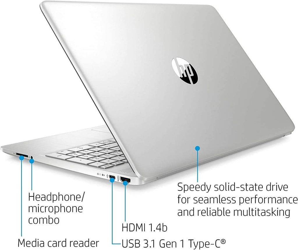 HP Laptop 15-dy1079ms (Core i7-1065G7) 15.6 Full HD 1920x1080 IPS touchscreen 12GB DDR4 Ram, 256GB SSD, Webcam, HDMI, Silver, Windows 10 Home