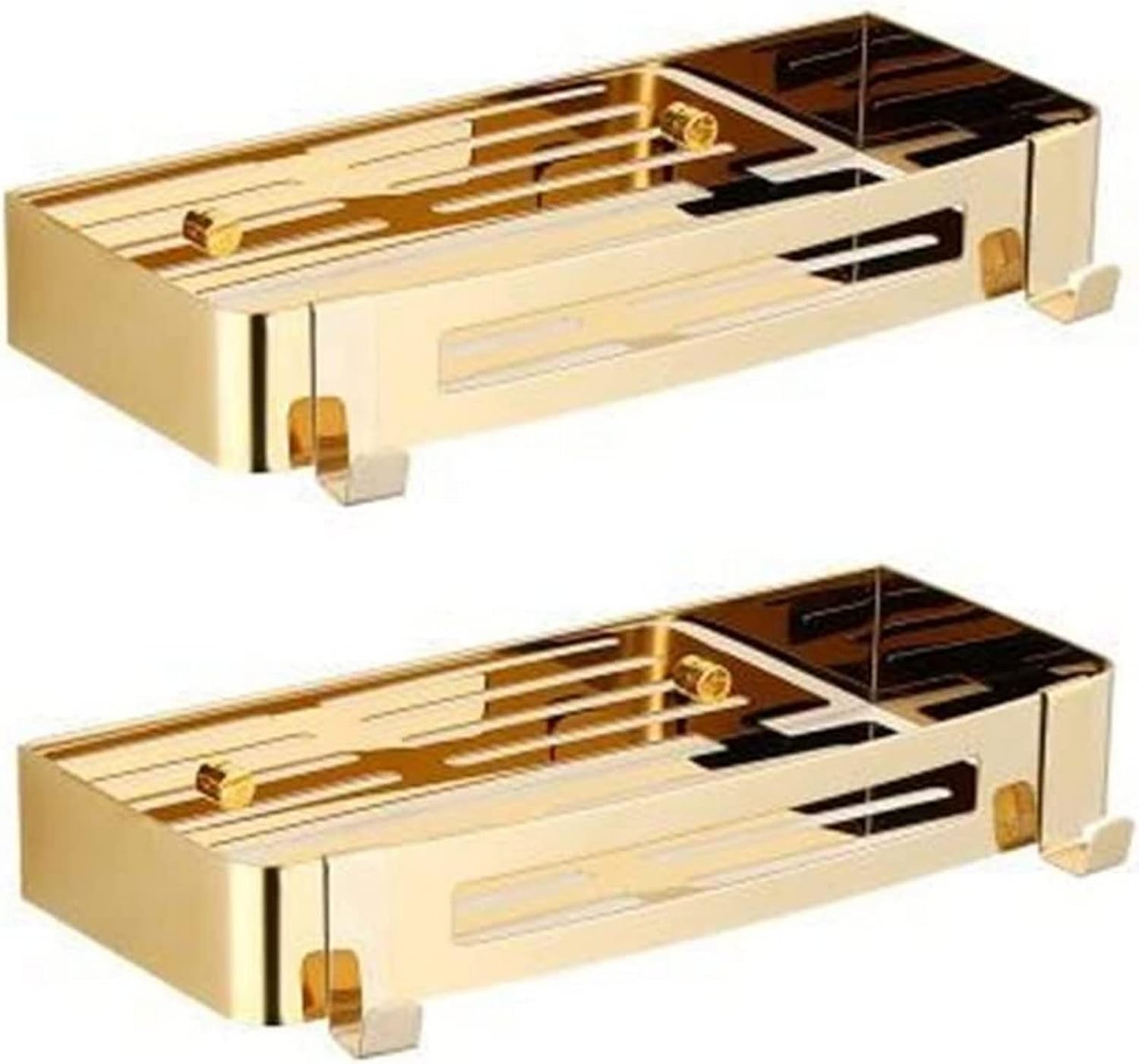 Bathroom Rack Bathroomccessories Paperolder, Corner Shelf, Rail, Toilet Brusholder, Towel Racks, Brass Gold Bathroomardware Set Bathroomecor Soapish(Bath Shelf)