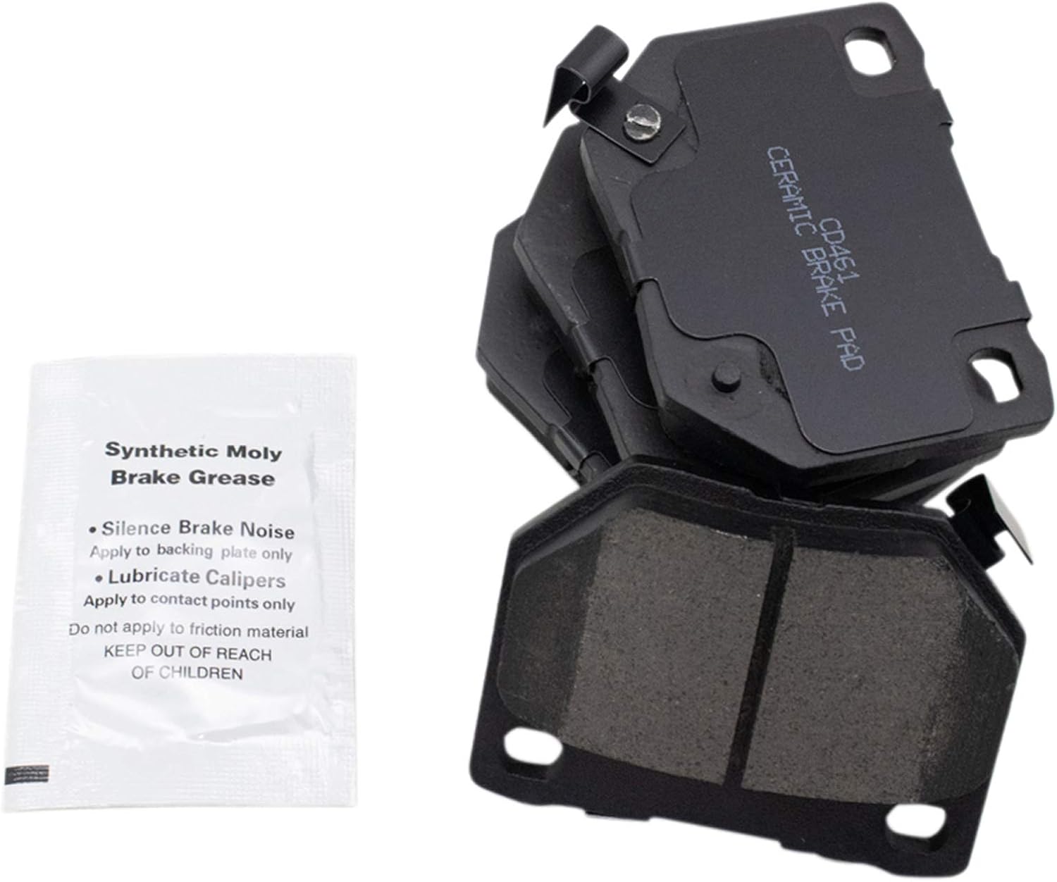 TRQ Rear Brake Pad and Rotor Set Ceramic Rotors Calipers Compatible with 2006-2007 Subaru Impreza