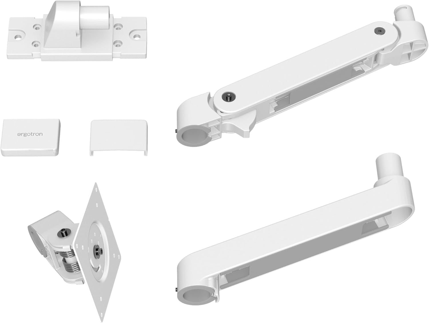 Ergotron – Upgraded LX Pro Premium Single Monitor Arm, VESA Wall Mount – for Monitors Up to 34 Inches, 4 to 22 lbs – White