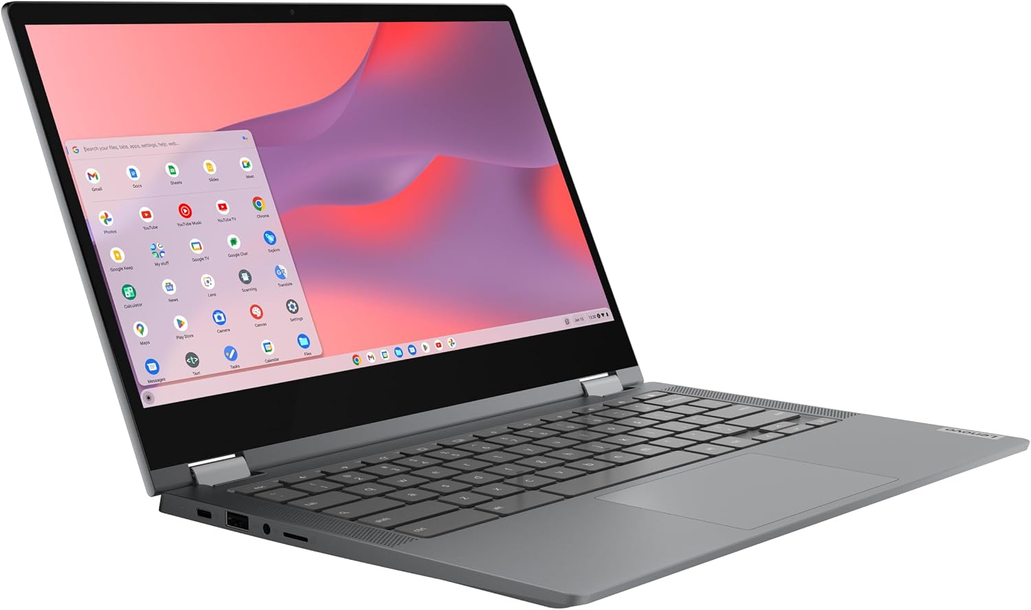 Lenovo - 2022 - Flex 5 - Chromebook 2-in-1 Laptop - Intel Celeron N5205U - 13.3' FHD Touch Display - 4GB RAM - 64GB Memory - UHD Graphics - Chrome OS