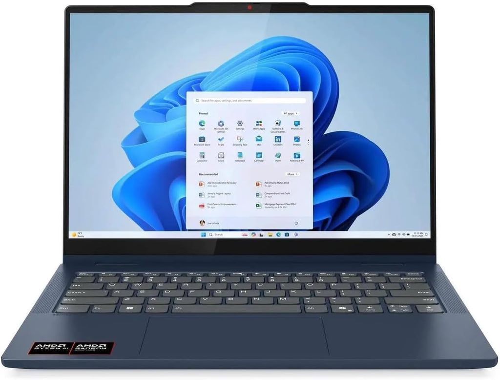 Lenovo IdeaPad Flex 5 2-in-1 AI PC Laptop, 14' WUXGA IPS Touch Screen, AMD Ryzen 7 350, 16GB RAM, 1TB PCIe SSD, Radeon 860M Graphics, Webcam, Backlit Keyboard, USB-C, HDMI, Windows 11 Pro