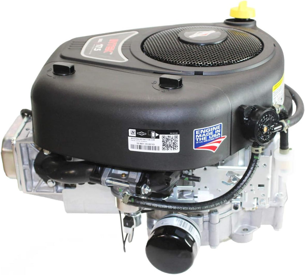 Briggs and Stratton Vertical 17.5 HP 500cc INTEK Engine 9amp 1' x 3-5/32' #31R977-0054
