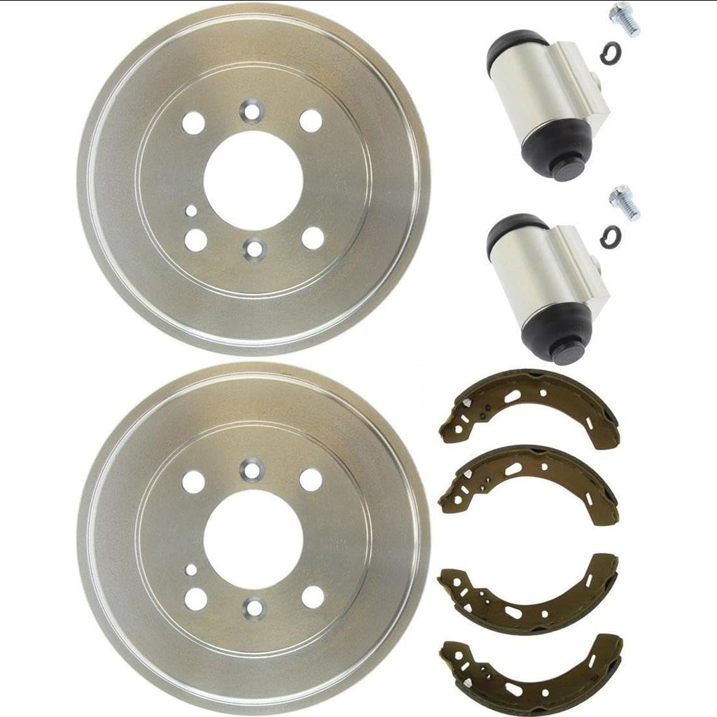 Rear Wheel Cylinder Drum Shoe Brake Kit for Ford Fiesta 2012 1.6L L4