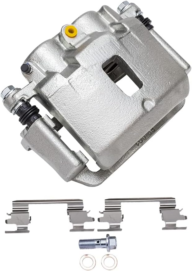 Detroit Axle - Rear Brake Kit for 2006-2016 Chevy GMC Express Savana 2500, 2003-2020 Express Savana 3500, Disc Brake Rotors Brake Calipers w/Brackets Ceramic Brakes Pads Replacement