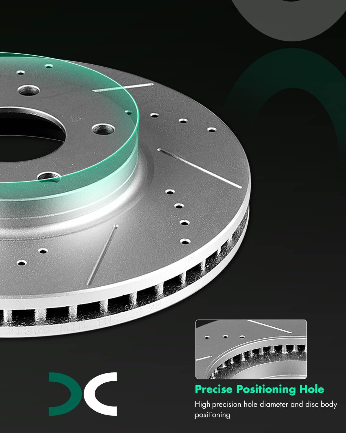 SCITOO Front 11.41' Brake Pads and Rotors Kits Fit For Nissan Quest 2004 2005 2006 2007 2008 2009 2011 2012 2013 2014 2015 2016 2017
