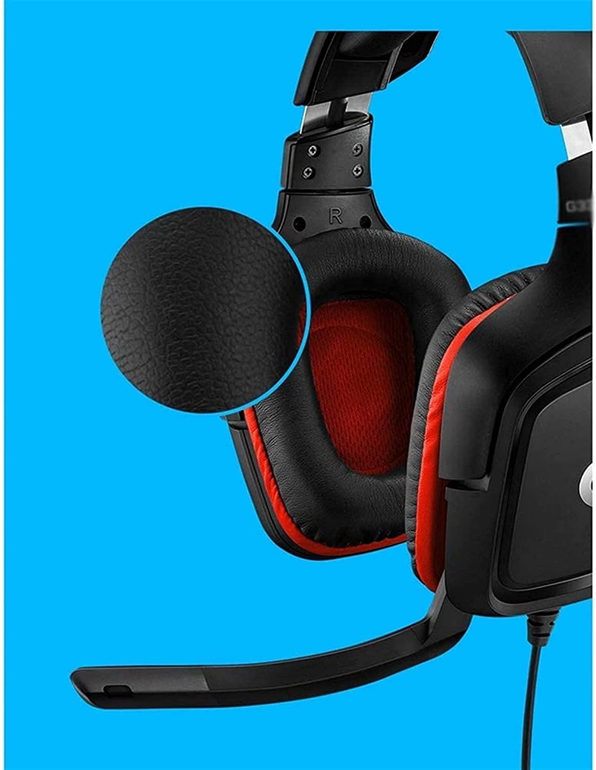 Gaming Headset with Microphone, Gaming Headphones Stereo 7.1 Surround Sound,3.5mm Audio Jack Over Ear Headphones Wired for PC Laptop