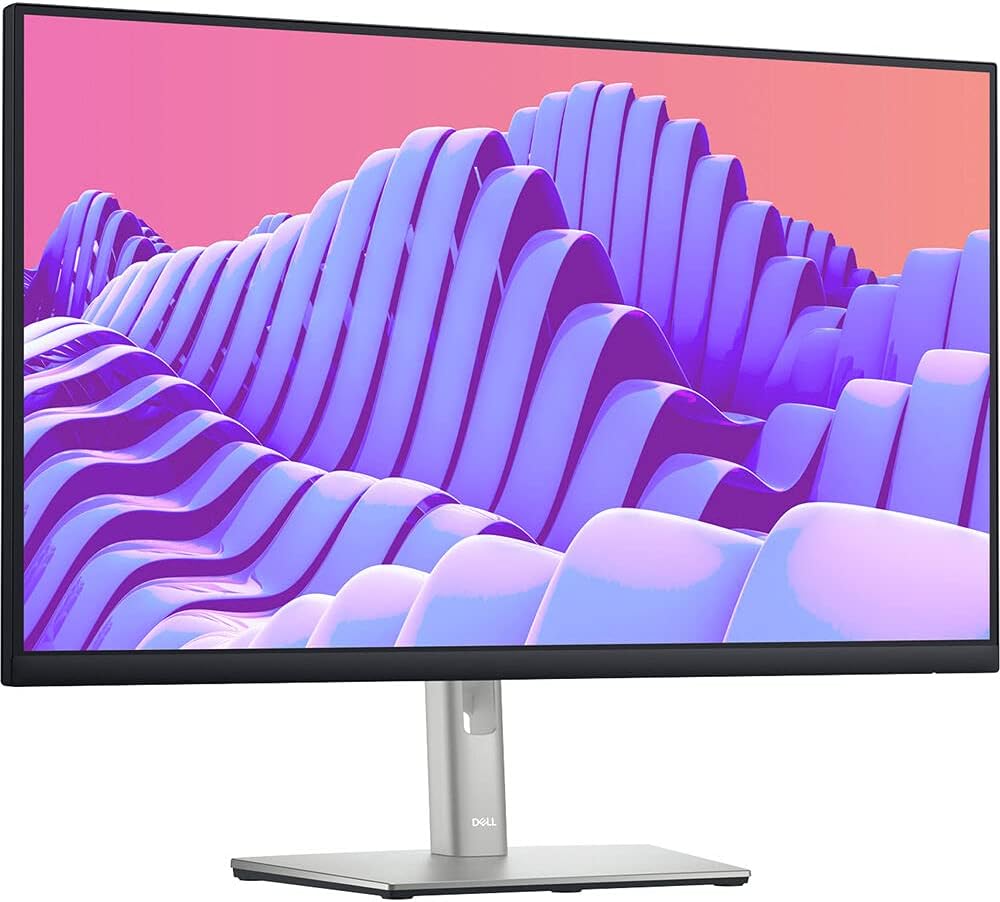 Dell P2722H Monitor Bundle 27' Inch Full HD IPS Display Height Adjustable Stand HDMI DisplayPort USB Hub Office Business Computer Screen + HDMI Cable + Cleaning Kit