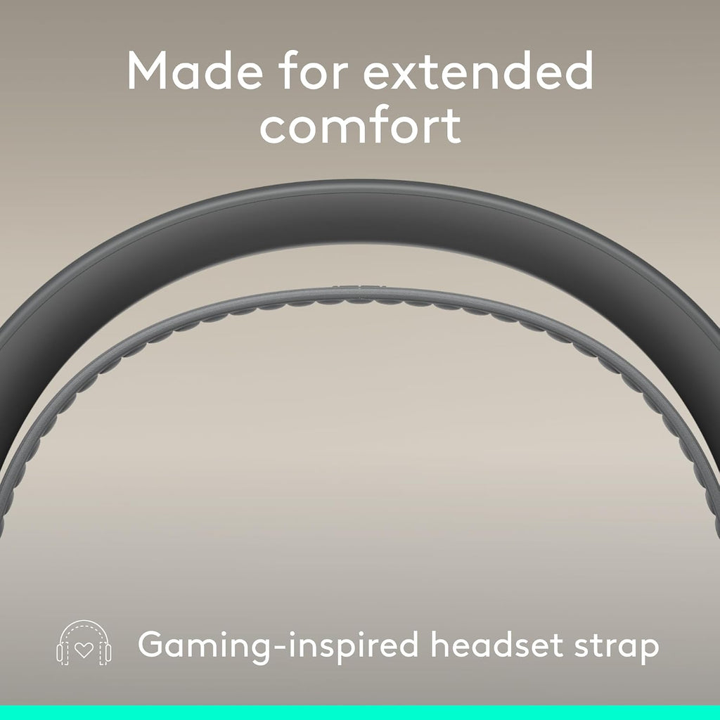 Logitech Zone Wired 2 for Business - Noise-Canceling Headset with Adaptive Hybrid ANC, Zoom & Google Certified, USB-C with USB-A Adapter - Graphite