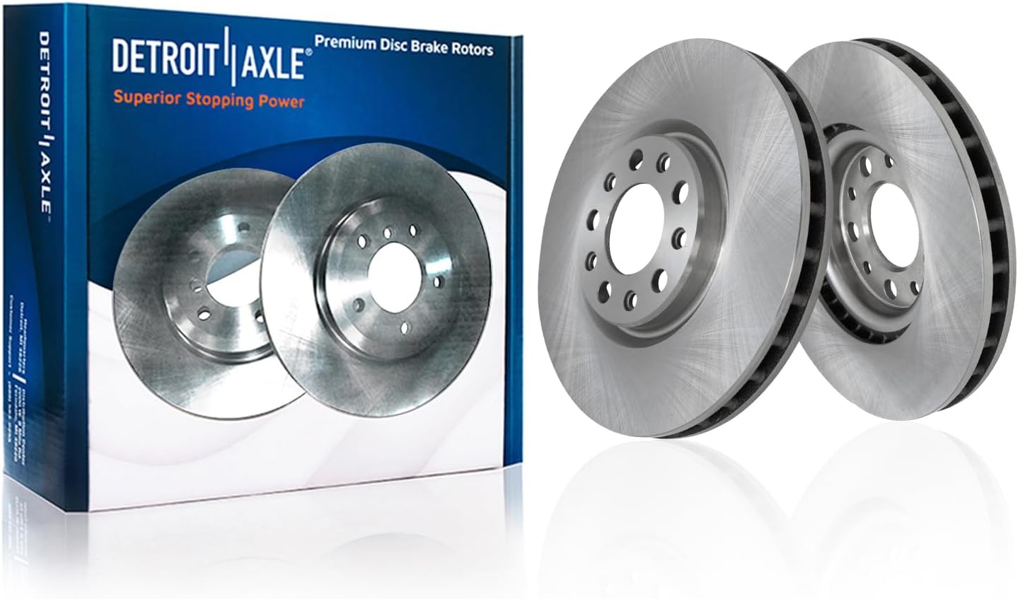 Detroit Axle - Brake Rotors for 2011-2015 Chevrolet Volt 2014-2015 Cruze 2012-2014 Orlando 2012-2017 Buick Verano, Disc Brake Rotors Replacement : 11.81' inch Front and 11.50' inch Rear Rotor