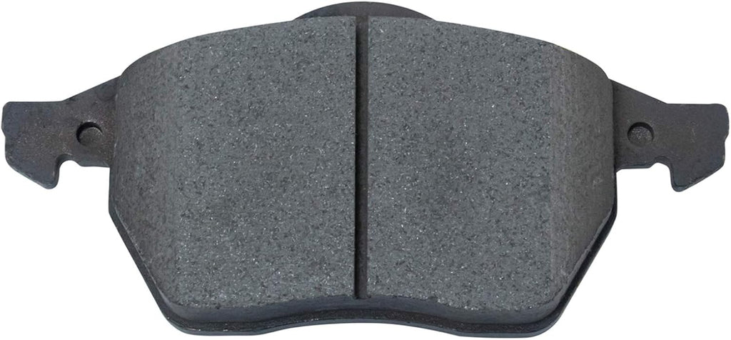 TRQ Front Brake Pad and Rotor Set Ceramic Rotors Calipers Hoses Wear Sensor Compatible with 2005 Volkswagen Jetta