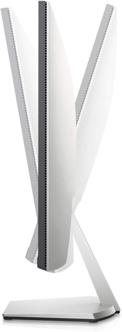 Dell S2721H 27 Inch Full HD 1080p, AMD FreeSync IPS Ultra-Thin Bezel Monitor, Built-in Speakers, Silver, Black