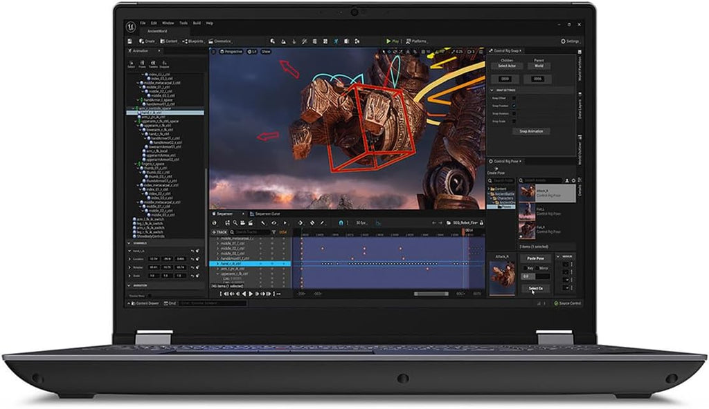 Lenovo ThinkPad P16 Gen 2 21FA002NUS 16' Mobile Workstation - WQXGA - 2560 x 1600 - Intel Core i9 13th Gen i9-13950HX Tetracosa-core (24 Core) - 32 GB Total RAM - 1 TB SSD - Villi Black, Storm Gray