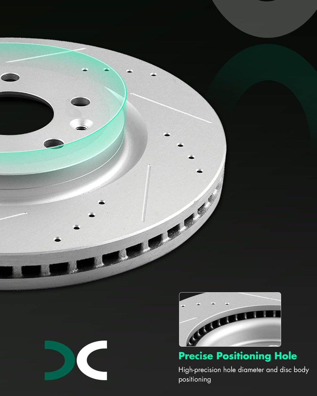 SCITOO CB5Z1125A,120.61102,54171;54166 ATD1508C,D1508-8715 Front Brake Pads and Rotors Fit For 2011-2018 For Ford Explorer,2012-2018 For Ford Flex,2011-2018 For Ford Taurus,2011-2012 For Lincoln MKS