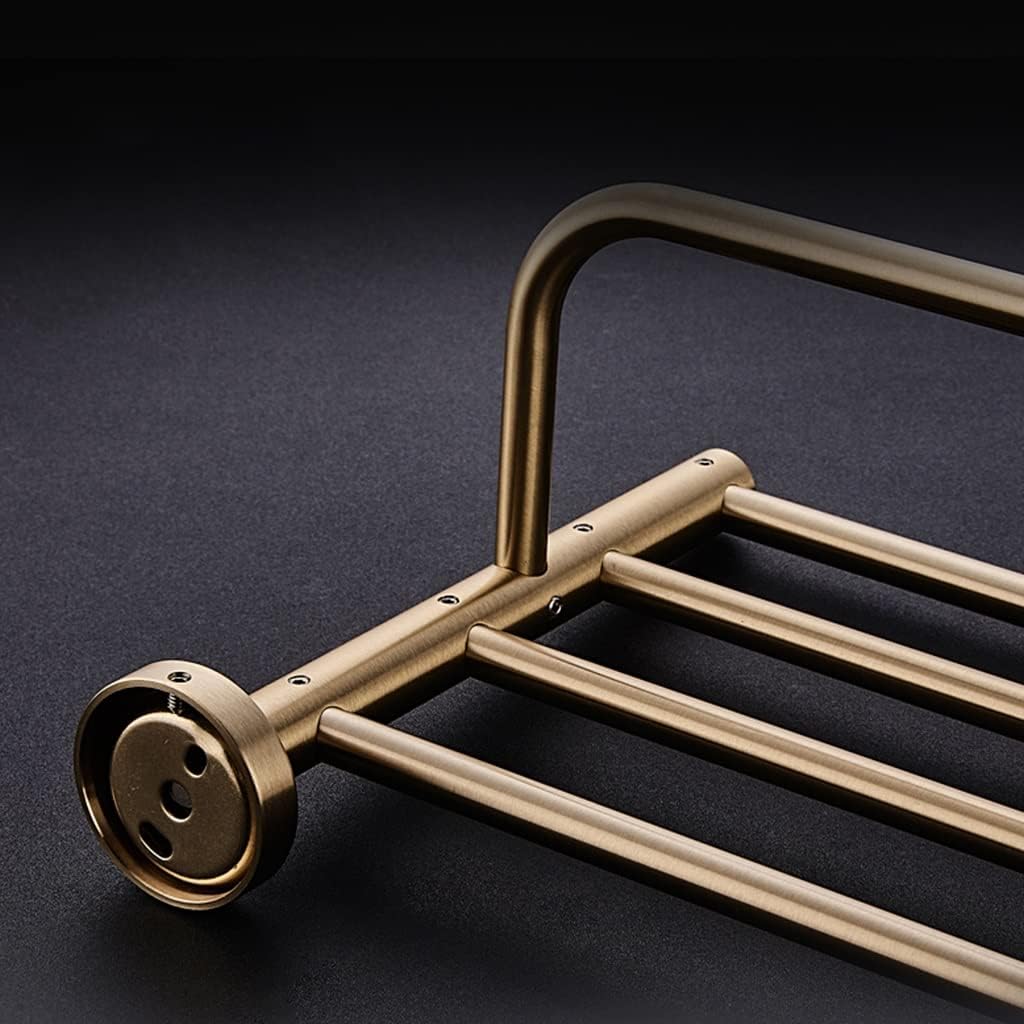 BTZHY Towel Rack Towel Rack Bathroom Hardware Set, Gold Towel Rack, Towel Bar, Towel, Toilet Paper Holder, Susbathroom Accessory Bathroom Hardware/Fi*Ed Towel Rack The New