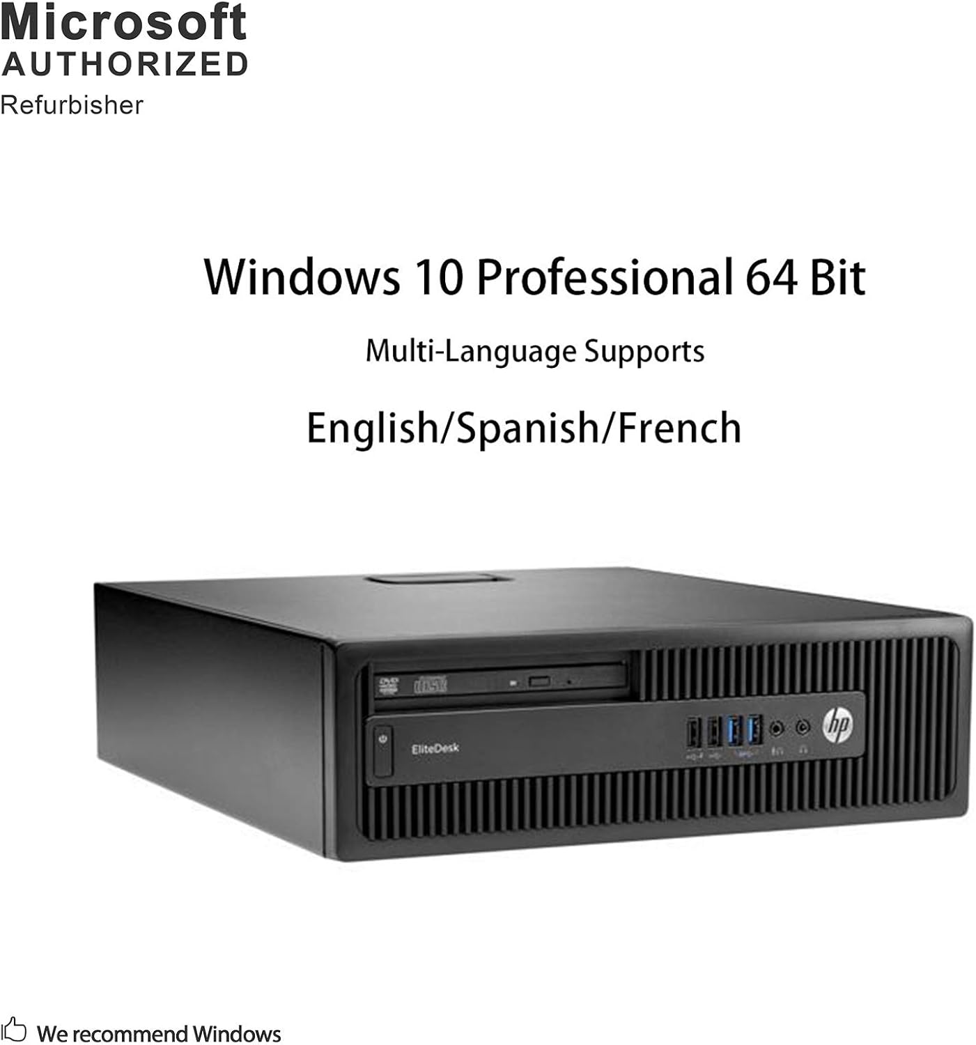 HP 800 G2 SFF (Intel Core i7-6700, 32GB Ram, 1TB New SSD, USB 3.0, WiFi Bluetooth) Windows 10 Professional (Renewed)