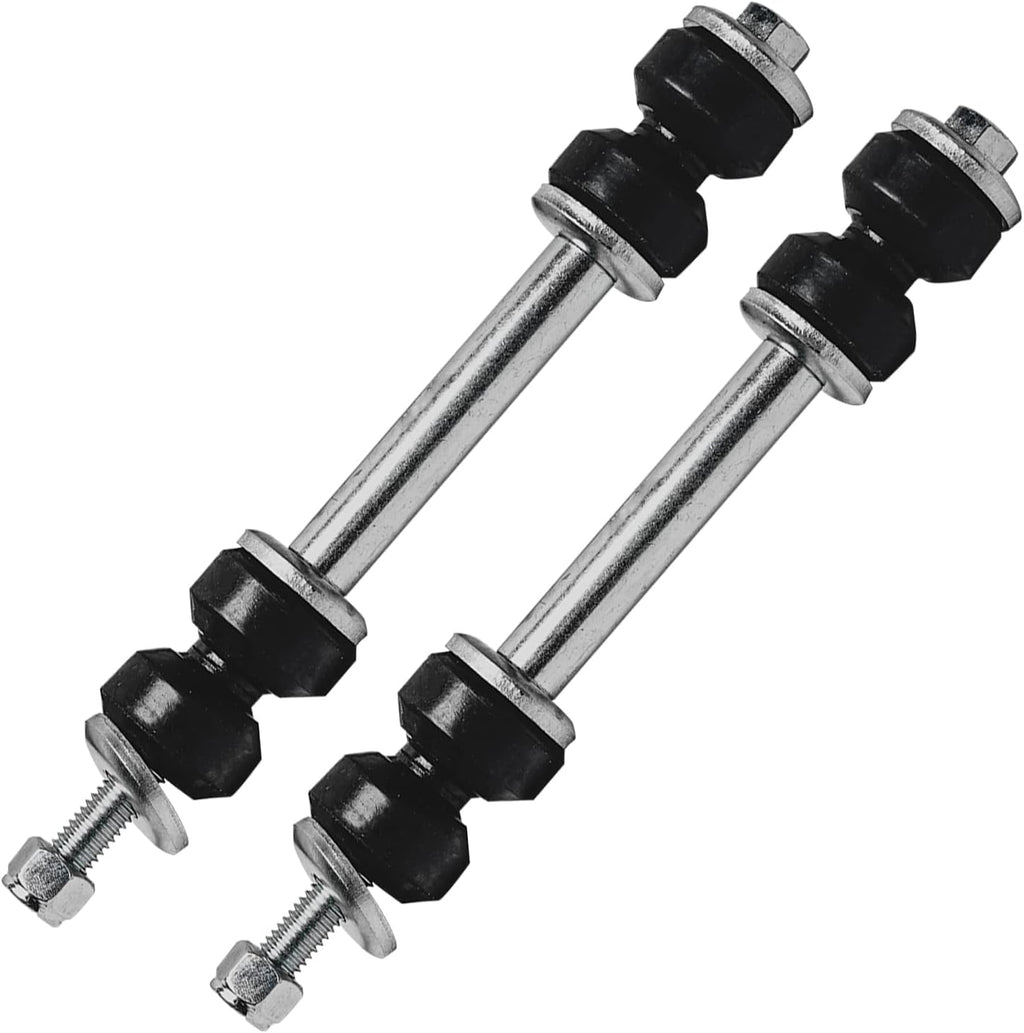 Detroit Axle - Front Brake Kit for Avalanche Silverado Sierra 1500 GMC Yukon Chevy Tahoe, Disc Brake Rotors Ceramic Brake Pads Lower Ball Joints Sway Bars Tie Rods Boots Replacement