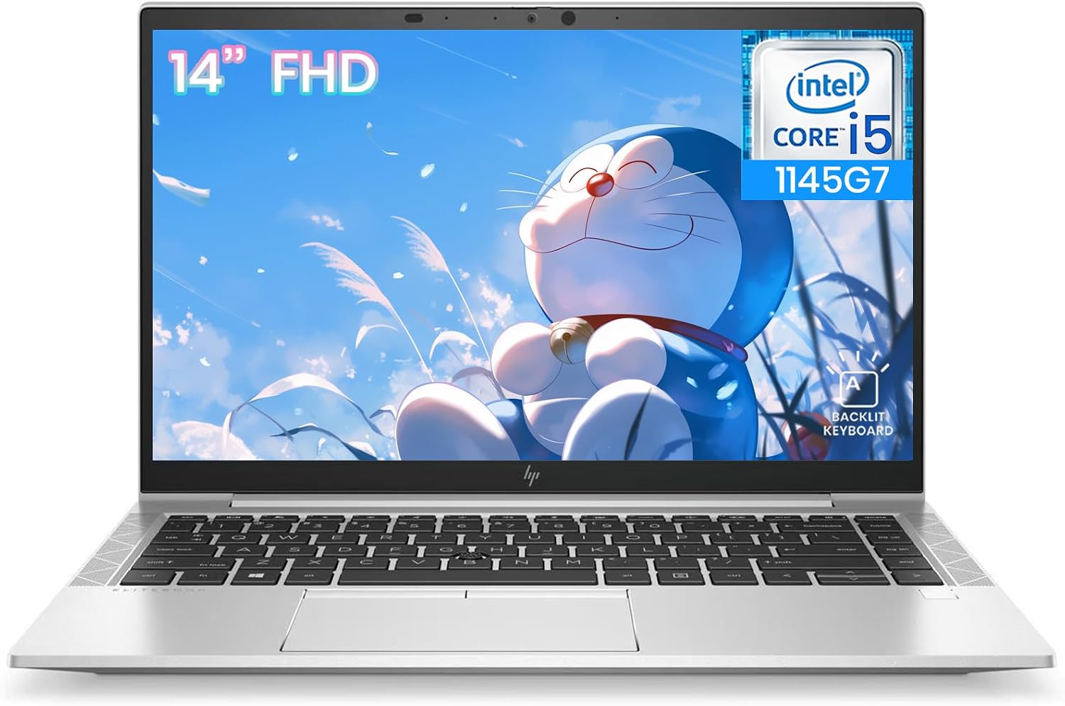 HP EliteBook 840 G8 Business Laptop, 14' FHD Notebook, 11th Gen Intel Core i5-1145G7, 16 GB RAM, 256 GB SSD, Backlit Keyboard, HDMI, Windows 11 Pro (Renewed)
