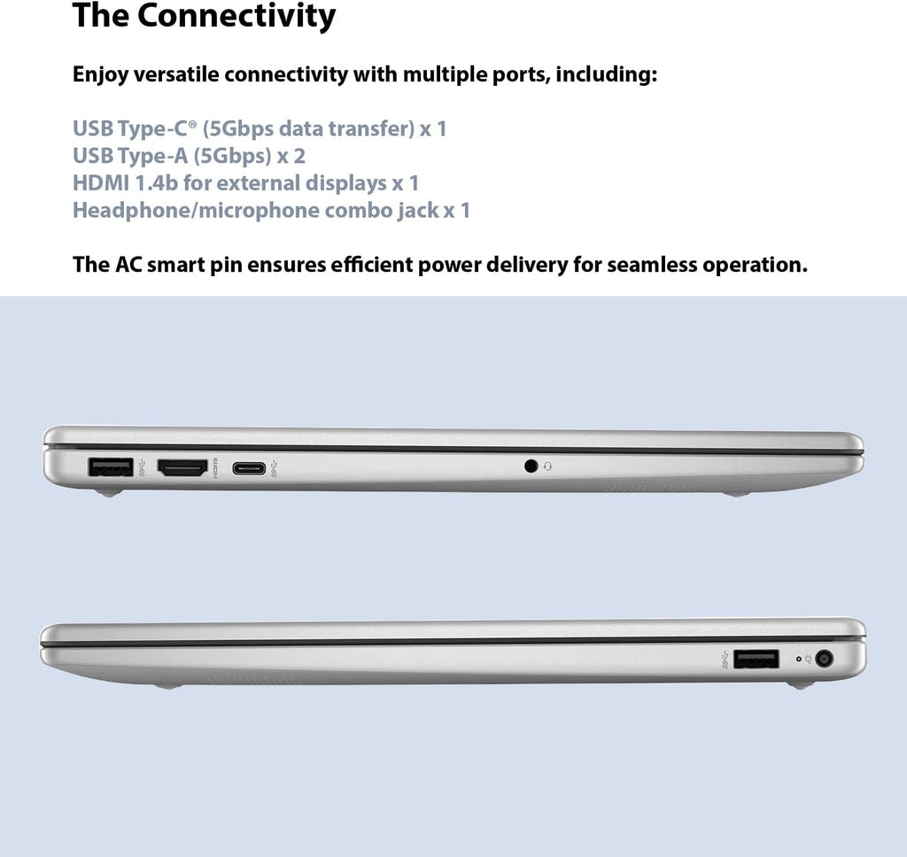 HP 15.6 FHD Laptop | Intel Core i5-1235U | 64GB RAM | 1.5TB SSD (1TB PCIe + 512GB Portable) | Wi-Fi 6 | Long Battery Life | Anti-Glare | Win 11 Pro