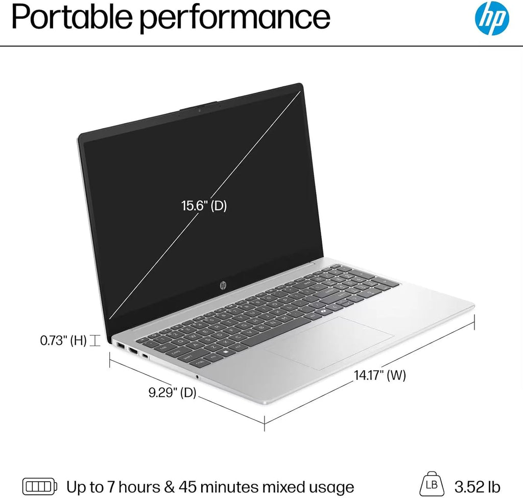 HP 15.6-inch Touchscreen Laptop for Business and Students - Intel 13th Gen i7-1355U (up to 5 GHz), 32GB RAM, 1TB SSD, FHD IPS Touch Display, Copilot, Webcam, Fast Charge, Win 11 Pro, w/Redragon Bundle