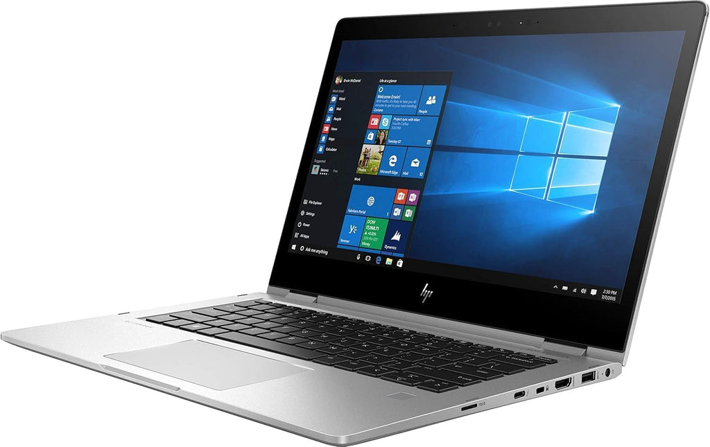 HP Elitebook X360 1030 G2, Windows 10, i7-7600U, 2.8 GHz, Intel HD Graphics 620, 512 GB, Silver (Renewed)