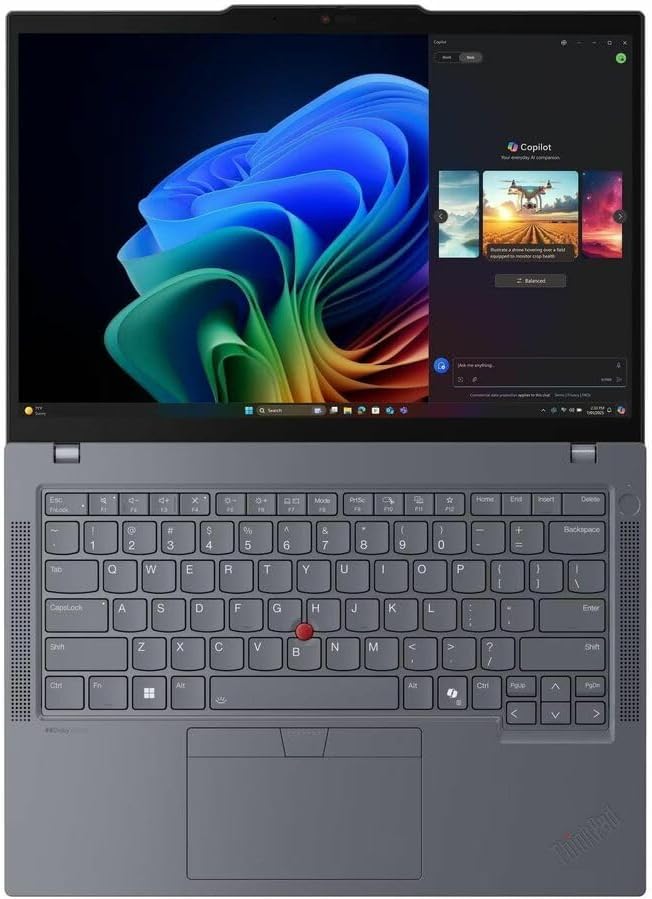Lenovo ThinkPad T14 Gen 6 21QJ00CRUS 14' Copilot+ PC Notebook - WUXGA - AMD Ryzen AI 5 PRO 340-16 GB - 256 GB SSD - English Keyboard - Gray