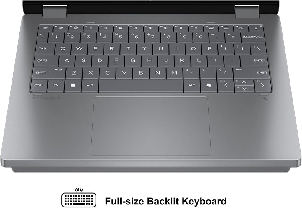 HP OmniBook X Flip 2-in-1 Laptop 14' WUXGA IPS Touch (400nits) AMD 6-core Ryzen AI 5 340 (Up to 50 Tops) 16GB RAM 512GB SSD for Creator Designer Business Professional Win11 ICP Hub