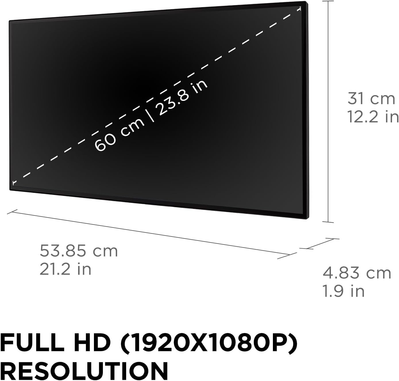 ViewSonic VP2468A_H2 24 Inch 1080p Dual Pack Head-Only ColorPro Monitors, 100% sRGB and Pantone Validated for Dual Screen Graphic Design, Advanced Ergonomics, 65W USB-C, and DisplayPort Daisy Chain
