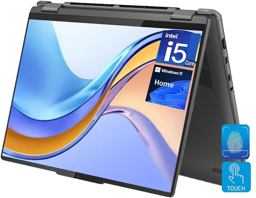 Lenovo Yoga 7i 16' WUXGA 2 in 1 Touchscreen Laptop, Intel i5-1335U 10-Core Processor, 16GB RAM 1TB SSD, Fingerprint Reader, Backlit Keyboard, Webcam, Bluetooth, Windows 11 Home, Grey
