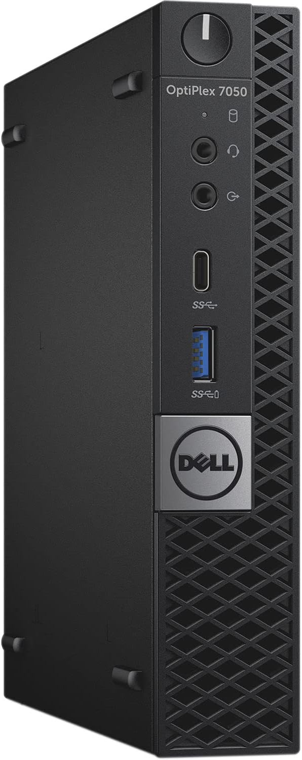 Dell OptiPlex 7050 Mini Desktop Computer, Micro PC w/ 27in LED Monitor, 7050 Mini PC i5-7500t up to 3.6GHz, 16GB RAM, 256GB SSD, Keyboard, DP Cord, Win11 pro(Renewed)