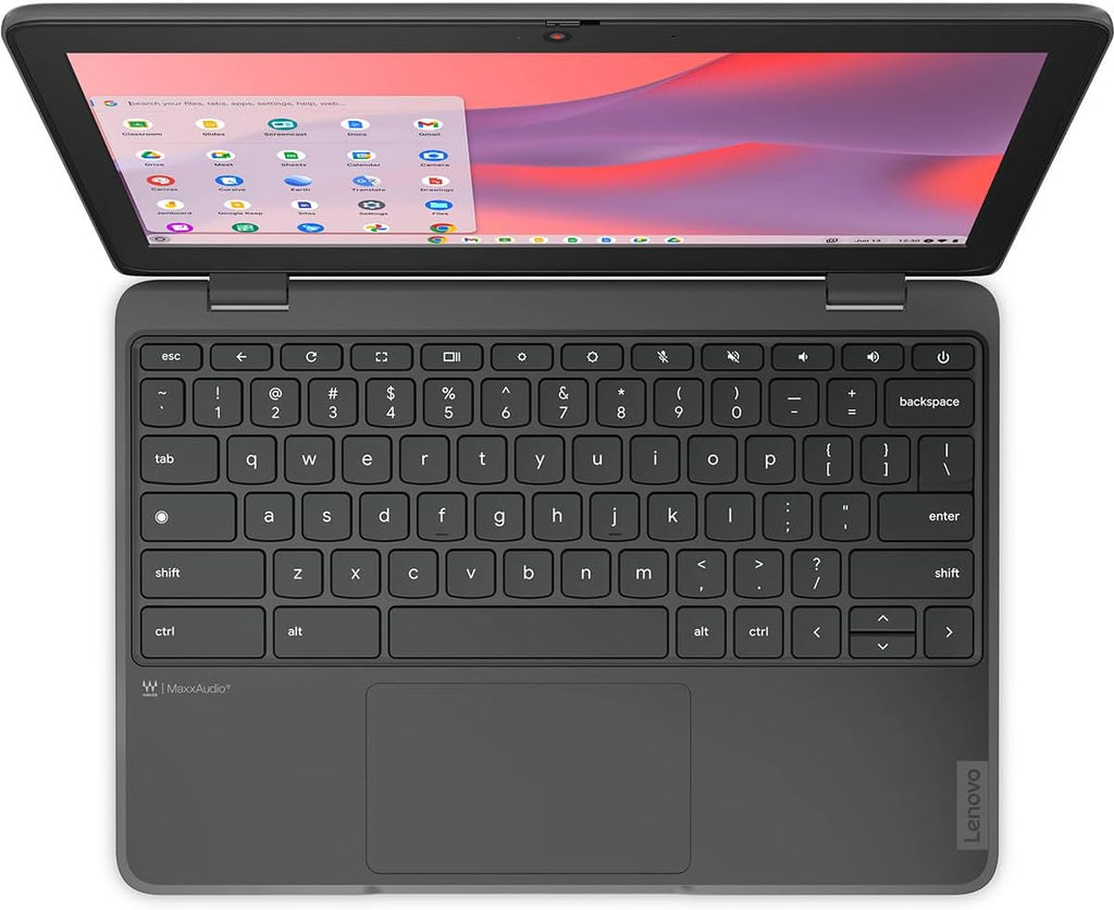 Lenovo 100e Chromebook Gen 4 83G80001US 11.6' Touchscreen Chromebook - HD - Intel N-Series N100-8 GB - 64 GB Flash Memory - English Keyboard - Graphite Gray