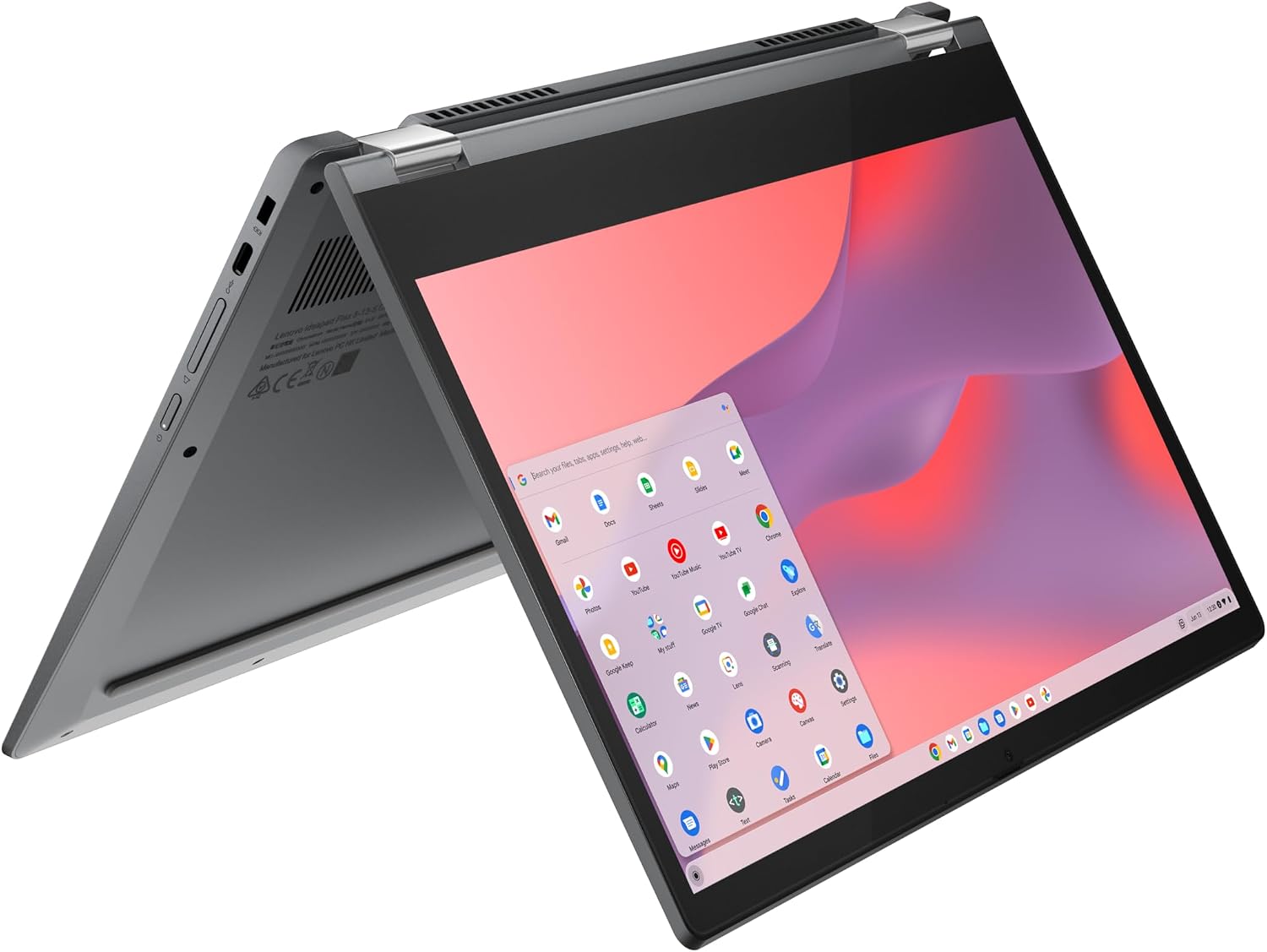 Lenovo - 2022 - Flex 5 - Chromebook 2-in-1 Laptop - Intel Celeron N5205U - 13.3' FHD Touch Display - 4GB RAM - 64GB Memory - UHD Graphics - Chrome OS