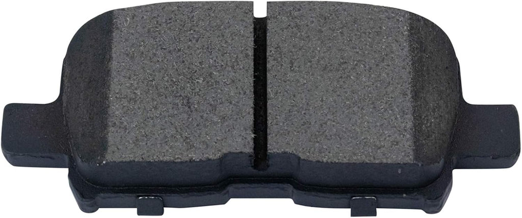TRQ Rear Performance Brake Pad, Caliper, & Rotor Kit, with Chemical Kit Semi-Metallic Premium G-Coated Compatible with 2001-2006 Acura MDX 2003-2008 Honda Pilot