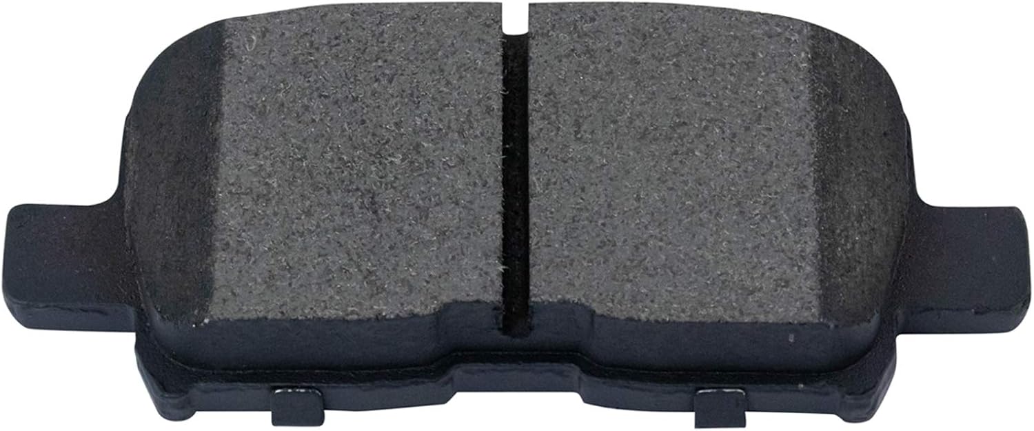 TRQ Rear Performance Brake Pad, Caliper, & Rotor Kit, with Chemical Kit Semi-Metallic Premium G-Coated Compatible with 2001-2006 Acura MDX 2003-2008 Honda Pilot