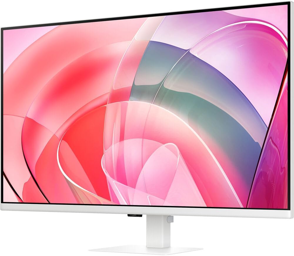 Samsung 32-in S70D 4K HDR LED Computer Monitor - LS32D701EANXZA - White