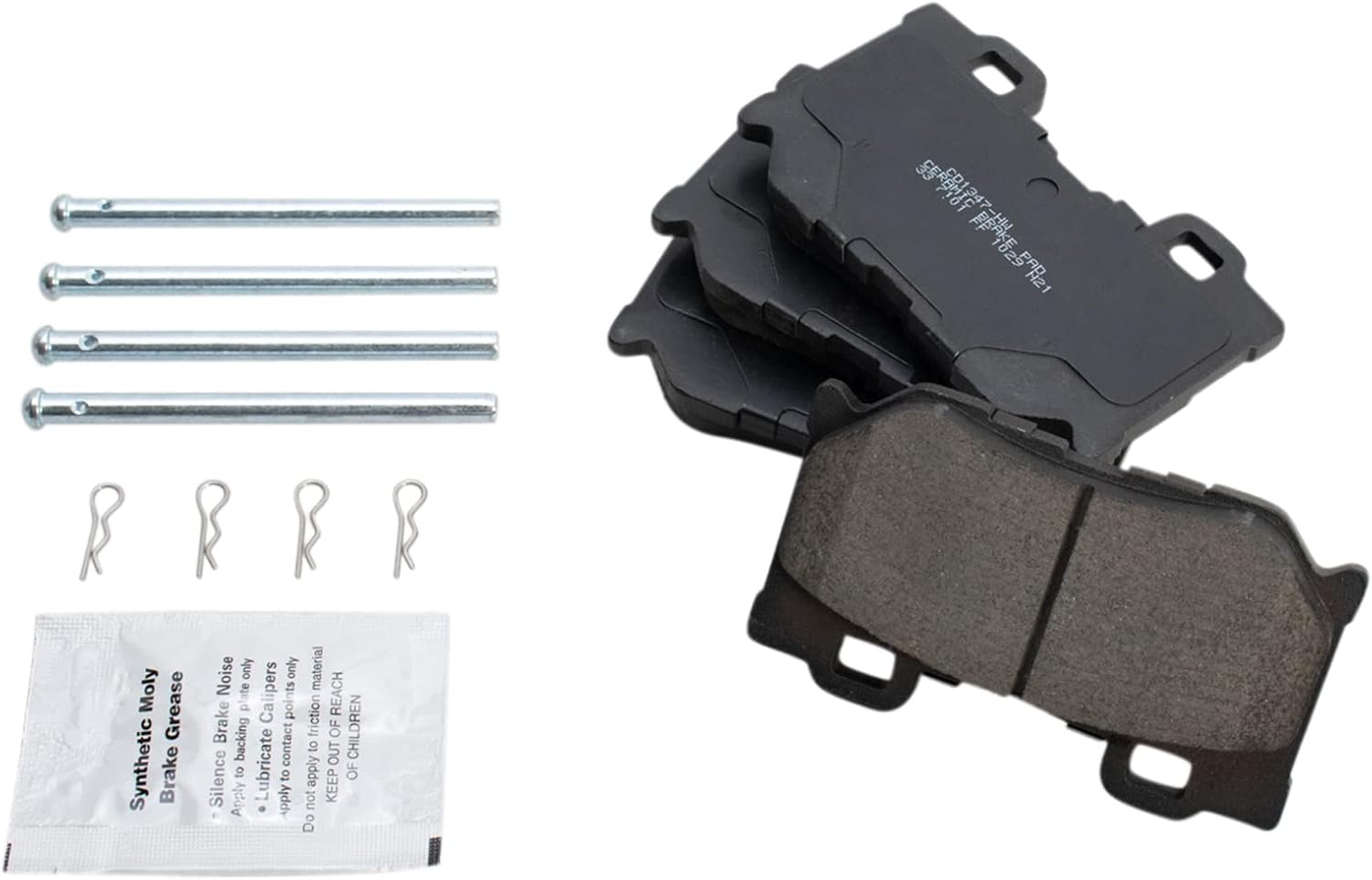 TRQ Rear Brake Pad and Rotor Set Ceramic Rotors Calipers Compatible with 2011-2013 Infiniti M37 M56 2014-2019 Q50 2017-2018 Q60 2014-2017 Q70 2016-2018 Q70L