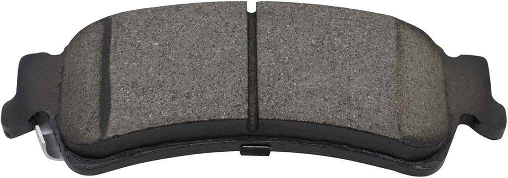 TRQ Rear Brake Pad and Rotor Set Ceramic Vented Rotors Calipers Compatible with 2003-2005 Chevrolet Astro GMC Safari 1999-2002 Silverado 1500 2000-2001 Tahoe 1999-2002 Sierra 1500 2000-2001 Yukon