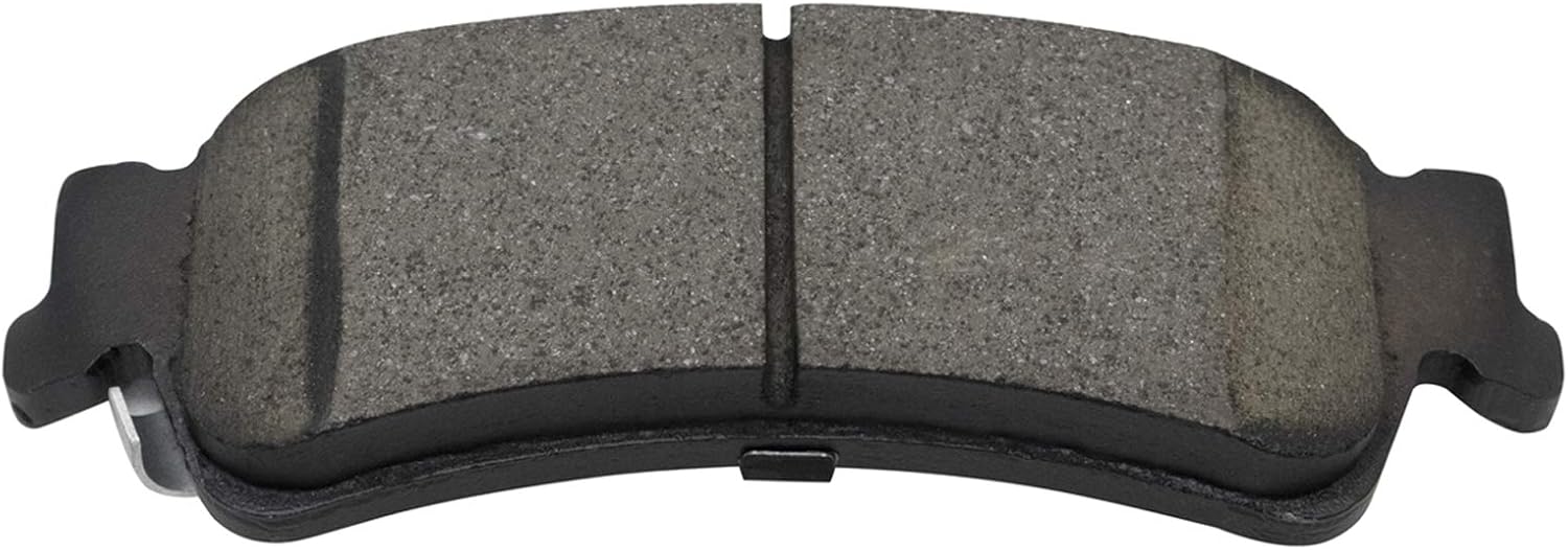 TRQ Rear Brake Pad and Rotor Set Ceramic Rotors Calipers Compatible with 2003 GMC Sierra 1500