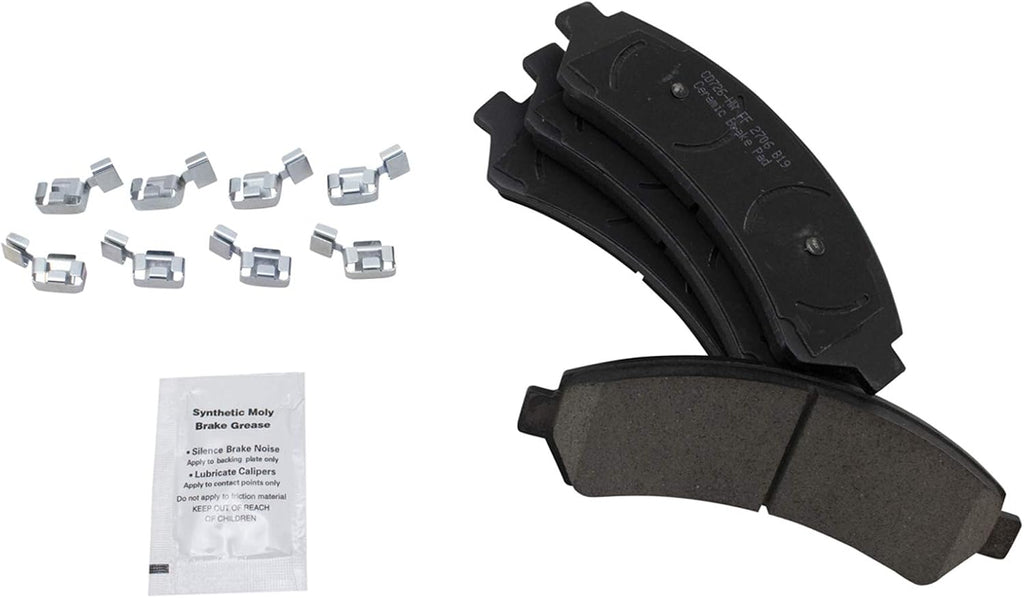 TRQ Front Brake Pad and Rotor Set Ceramic Rotors Calipers Hoses Compatible with 1998-2000 Chevrolet Blazer Isuzu Hombre 1998-1999 S10 Sonoma Oldsmobile Bravada 1998-2001 GMC Jimmy