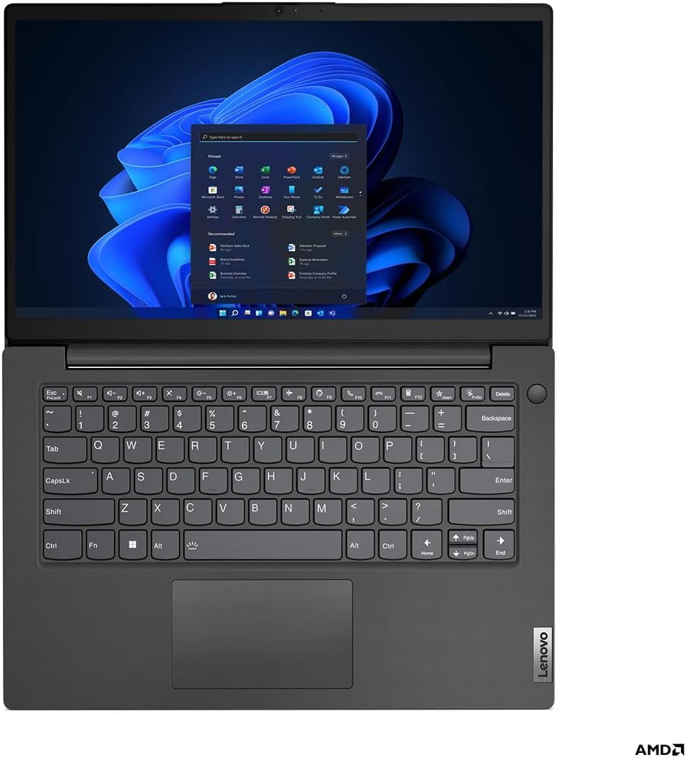 Lenovo V14 G4 ABP 83FG000KUS 14' Notebook - Full HD - AMD Ryzen 5 7430U - 8 GB - 256 GB SSD - English Keyboard - Business Black