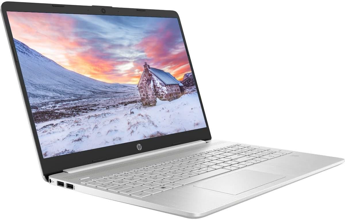 HP Pavilion Laptop, 15.6' IPS FHD Display, AMD Ryzen 7 5700U (Beats i7-11370H), Wi-Fi 6, USB-C, Long Battery Life, Windows 11, Natural Silver (32GB RAM | 1TB PCIe SSD)