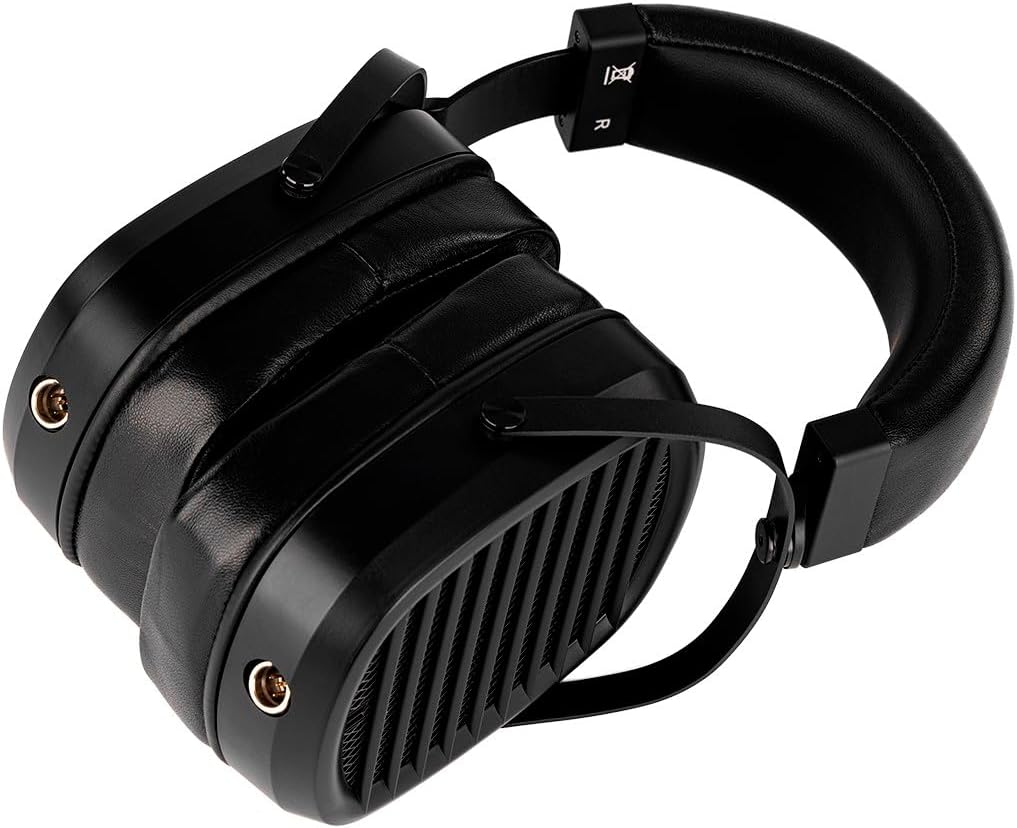Monoprice Monolith AMT Headphones - Open Back Design, Comfort with Changeable Earpads, Mini 4-Pin XLR Headphone Connectors, 32 Ohm Nominal Impedance, 6 Foot Cable and 1/4 Inch to 3.5mm Adapter, Black