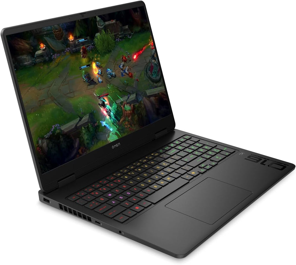 HP Omen 16 Gaming Laptop, 2025, 16.0' 1920x1200 144Hz, AMD 16-Core Ryzen 9 8940HX, NVIDIA GeForce RTX 5070, 48GB DDR5, 2TB SSD, Win11 Pro, RGB Backlit KB, Wi-Fi 6, BT 5.3, 1080p Camera, Black