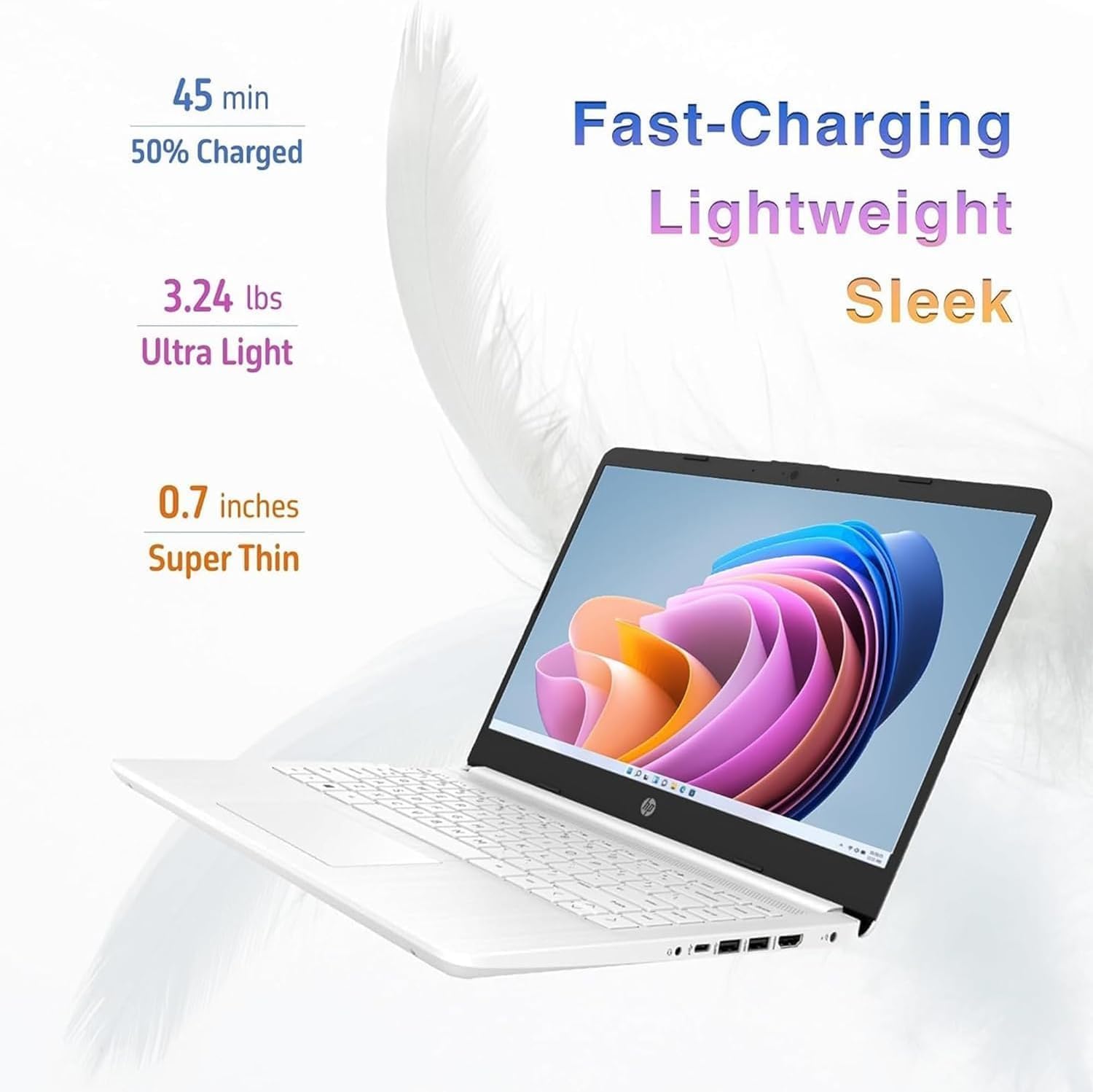 HP 14 Inch Student Laptop | Intel Pentium Silver N5030, 4 Cores, 3.1GHz | 16GB RAM, 1TB SSD | Windows 11 | 1Y Microsoft 365 | 11.5 HRs Battery | True Vison 720p Cam | Intel UHD Graphics