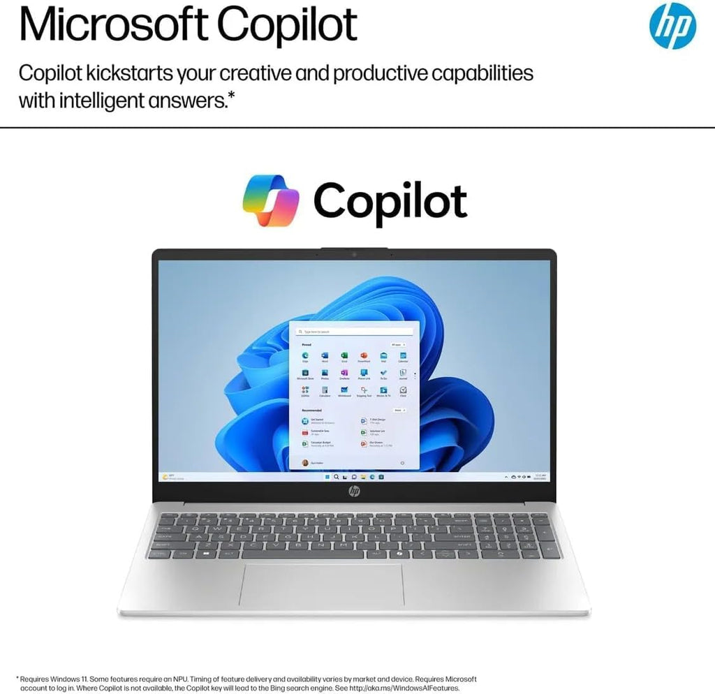 HP 15.6inch Touchscreen Business Laptop - Intel 13th Core i3-1315U(Up to 4.5GHz), Intel UHD Graphics, Anti-Glare, Windows 11 Pro (8 GB RAM, 512 GB SSD)