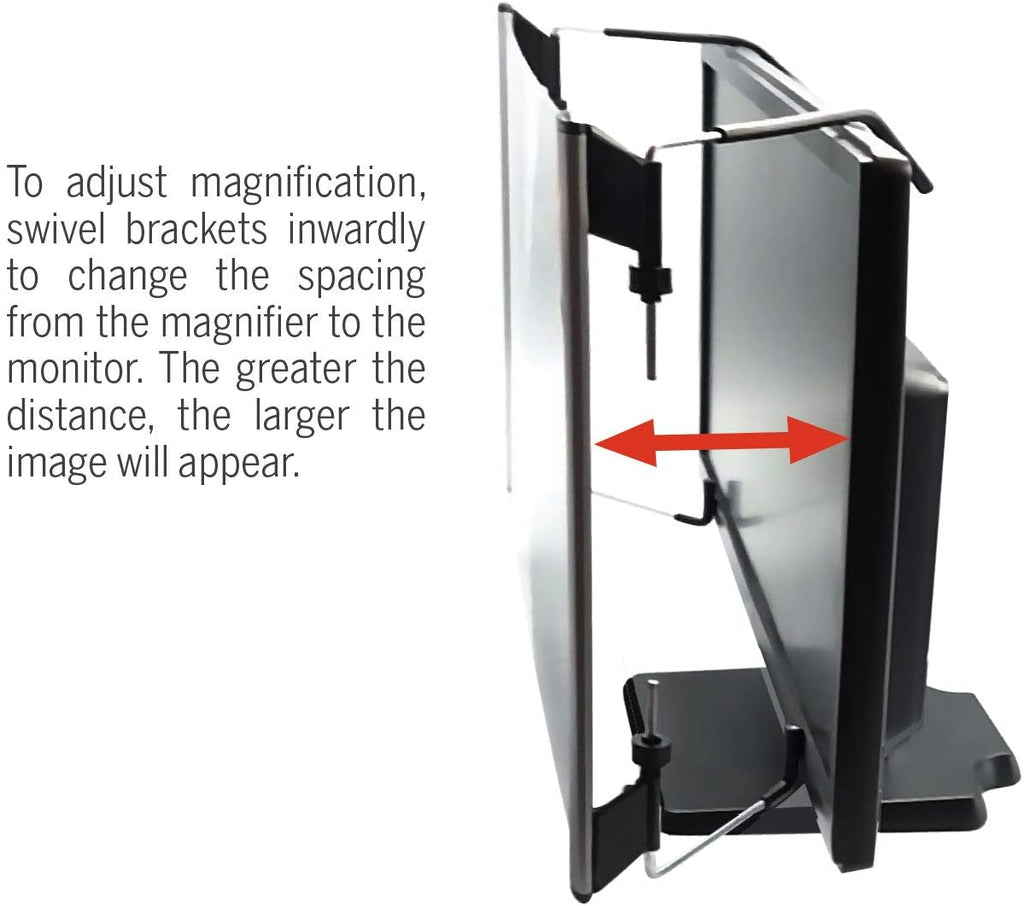 Kantek MAXVIEW LCD Computer Monitor Screen Magnifier for 27-Inch Widescreen Monitors (Measured Diagonally) (MAG27WL)