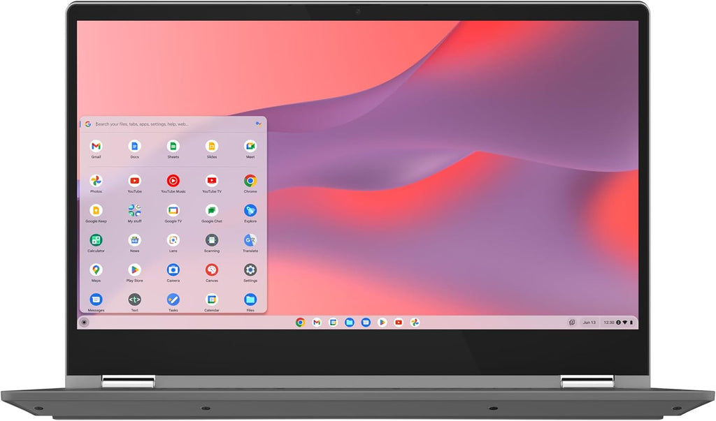 Lenovo - 2022 - Flex 5 - Chromebook 2-in-1 Laptop - Intel Celeron N5205U - 13.3' FHD Touch Display - 4GB RAM - 64GB Memory - UHD Graphics - Chrome OS