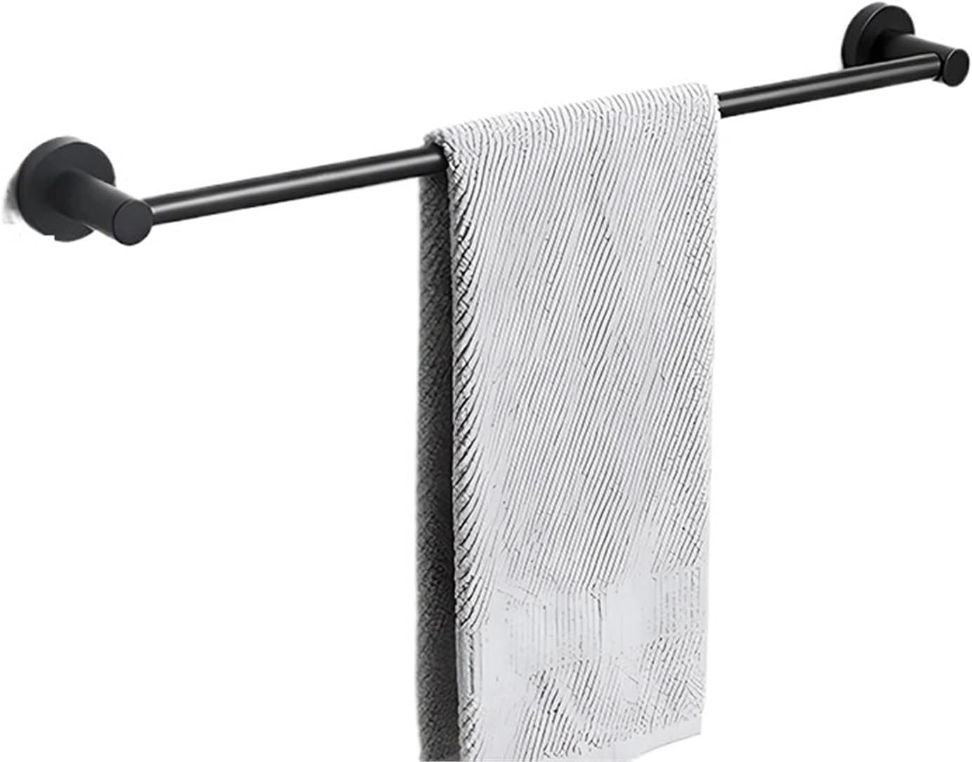 Gold Bathroom Double Towel Holder Stainless Steel Double Towel Rack Bath Towel Bar Bathroom Hardware Accessories Grey Black(60cm Polished)