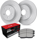 R1 Concepts Rear Brake Kit Fits 2020-2024 Nissan Sentra| Optimum Oep Brake Pads and Blank Brake Rotors| 10.24' Rear Rotor
