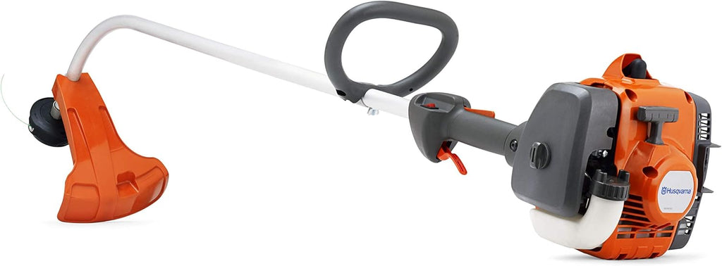 Husqvarna 122C Gas String Trimmer, 22-cc 2-Cycle, 17-inch Curved Shaft Gas String Trimmer with Tap N' Go Trimmer Head, 966712703